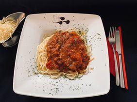 Le Spaghetti Bolognaise.